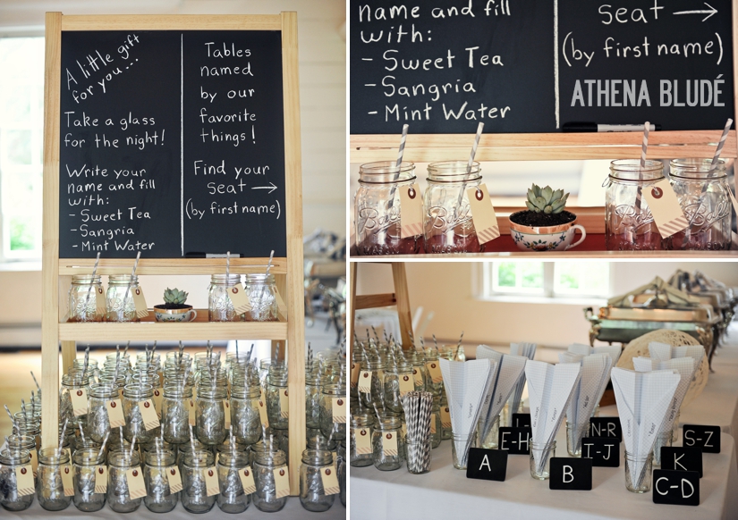 Mason Jar Seating Chart