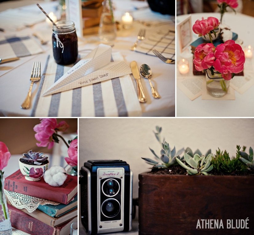 Reception Details: Vintage Camera