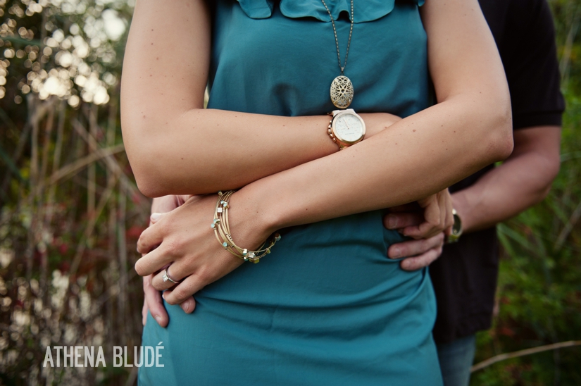 ©2011 Athena Bludé Photography | Vineyard and Urban Engagement Session: Jessica + Nick
