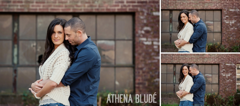 ©2011 Athena Bludé Photography | Vineyard and Urban Engagement Session: Jessica + Nick